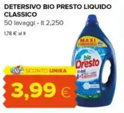 Tigre Detersivo bio presto liquido classico offerta