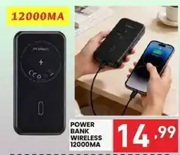 MEGA Power bank wireless 12000MA offerta