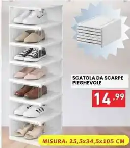 MEGA Scatola da scarpe pieghevole offerta