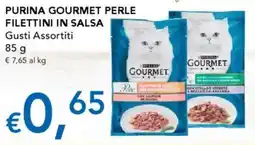 Migross Supermercati e Market Purina gourmet perle filettini in salsa offerta