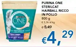 Migross Supermercati e Market Purina one sterilcat hairball ricco in pollo offerta