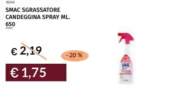 Prezzemolo e Vitale Smac sgrassatore candeggina spray offerta