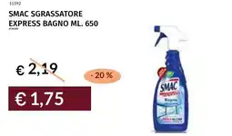 Prezzemolo e Vitale Smac sgrassatore express bagno offerta