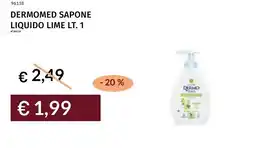 Prezzemolo e Vitale Dermomed sapone liquido lime offerta
