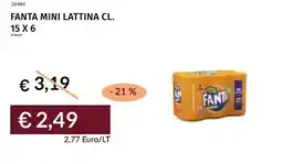 Prezzemolo e Vitale Fanta mini lattina offerta