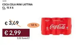 Prezzemolo e Vitale Coca cola mini lattina offerta