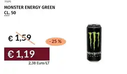 Prezzemolo e Vitale Monster energy green offerta