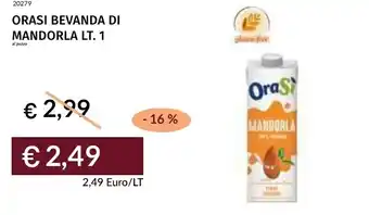 Prezzemolo e Vitale Orasi bevanda di mandorla offerta
