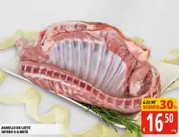 Tigros Agnello da latte intero o a metà offerta