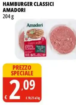 Tigros Hamburger classici AMADORI offerta