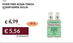 Prezzemolo e Vitale Fever-tree acqua tonica elderflower offerta