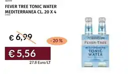 Prezzemolo e Vitale Fever tree tonic water mediterranea offerta