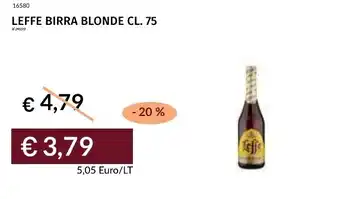 Prezzemolo e Vitale Leffe birra blonde offerta