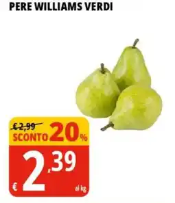 Tigros Pere williams verdi offerta