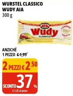 Tigros Wurstel classico wudy AIA offerta