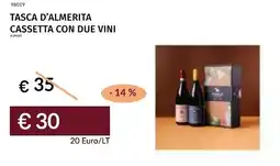 Prezzemolo e Vitale Tasca d'almerita cassetta con due vini offerta
