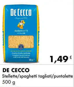 Iper Tosano DE CECCO Stellette/spaghetti tagliati/puntalette offerta