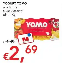 Migross Supermercati e Market Yogurt yomo alla frutta offerta