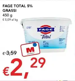 Migross Supermercati e Market Fage total 5% grassi offerta