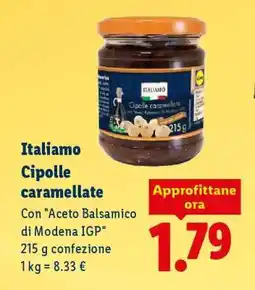 Lidl Italiamo Cipolle caramellate offerta