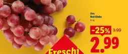 Lidl Uva Red Globe offerta