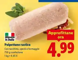 Lidl Polpettone rustico offerta