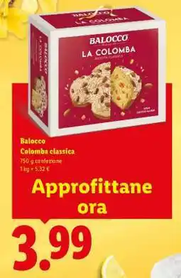 Lidl BALOCCO COLOMBA CLASSICA offerta