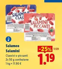 Lidl Salumeo Salamini offerta