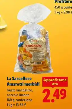 Lidl La Sassellese Amaretti morbidi offerta