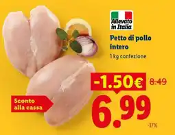 Lidl Petto Di Pollo Intero offerta