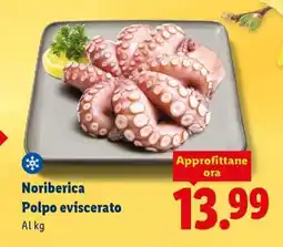Lidl Noriberica Polpo eviscerato offerta