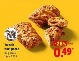 Lidl TRECCIA NOCI PECAN offerta