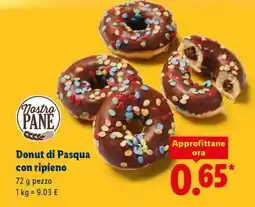 Lidl Donut di Pasqua con ripieno offerta