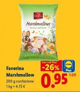 Lidl Favorina Marshmallow offerta