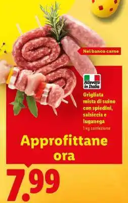 Lidl Grigliata mista di suino offerta