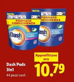 Lidl Dash Pods 3in1 offerta