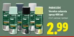Lidl PARKSIDE Vernice colorata spray, 400 ml offerta