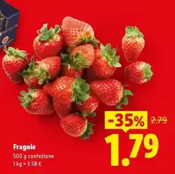 Lidl Fragole offerta