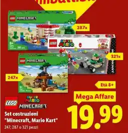 Lidl LEGO Super Mario Minecraft offerta