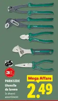 Lidl PARKSIDE Utensile da lavoro offerta