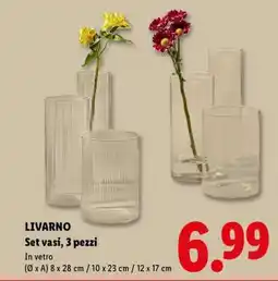 Lidl LIVARNO Set vasi, 3 pezzi offerta