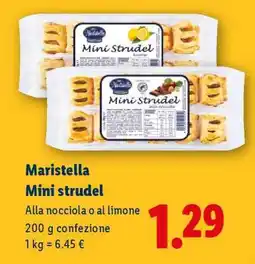 Lidl Maristella Mini strudel offerta