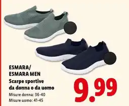Lidl Scarpe sportive da donna o da uomo offerta