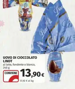 Coop Uovo di Cioccolato Lindt offerta