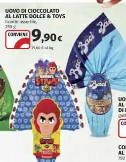 Coop UOVO DI CIOCCOLATO AL LATTE DOLCE&TOYS offerta