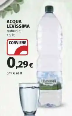 Coop ACQUA LEVISSIMA offerta
