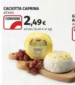 Coop Caciotta Caprina offerta