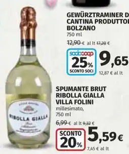 Coop GEWÜRZTRAMINER DI CANTINA PRODUTTORI BOLZANO offerta