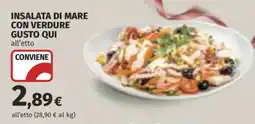 Coop INSALATA DI MARE CON VERDURE GUSTO QUI offerta