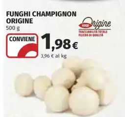 Coop Funghi Champignon Origine offerta